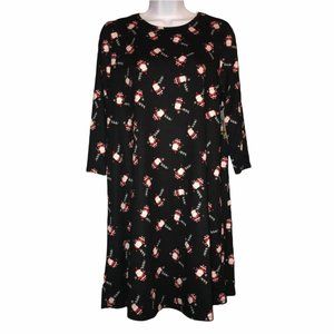NWT Dress Works Knit Santa Christmas Dress Small